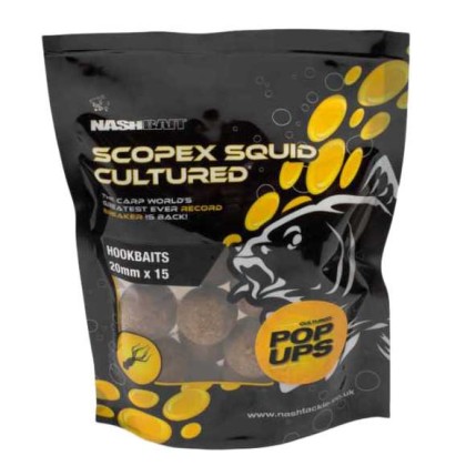 Бойлы насадочные Scopex Squid Cultured Hookbaits 15mm