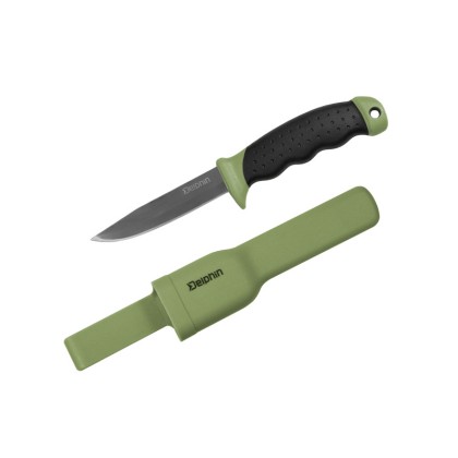 Нож с чехлом Knife Delphin SPLITER