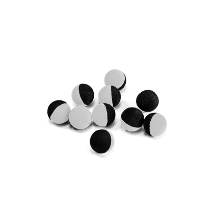 Насадка THE END ZIG RIG black-white / 10pcs 15mm