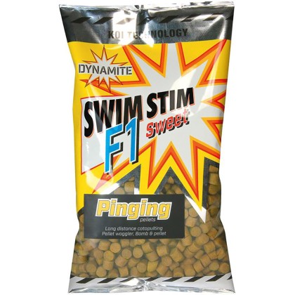 Пеллетс Dynamite Baits Swim Stim Pinging Pellets F1 Sweet (сладкий) 13mm 900g
