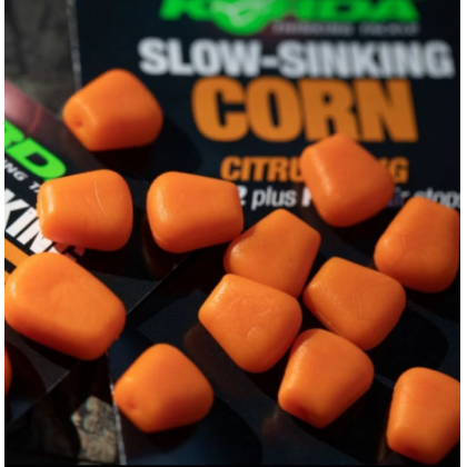Медленно тонущая кукуруза Korda Slow Sinking Corn Citrus Zing Orange (цитрус) оранжевая