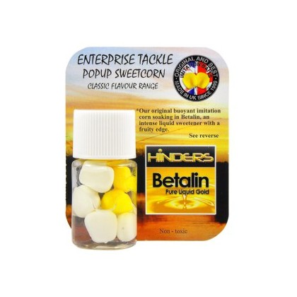 Искусственная кукуруза в ароматизаторе Enterprise Tackle Classic Pop-up Sweetcorn Range Hinders Betalin Corn Yellow & White (беталин)