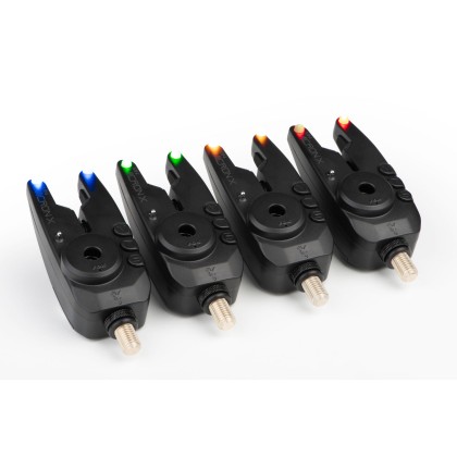 Fox Mini Micron X 4 rod set - Комплект из 4-х сигнализаторов поклевки и пэйджера