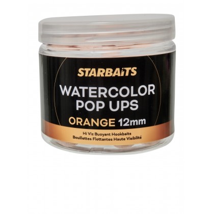 Бойлы плавающие WATERCOLOR POP UPS ORANGE 12MM 70G