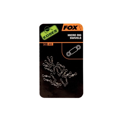 Микро вертлюги FOX EDGES Micro Rig Swivels 20pcs