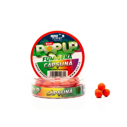 Бойлы Pop-Up Senzor FUMIGENA CAPSUNA 8mm 25g