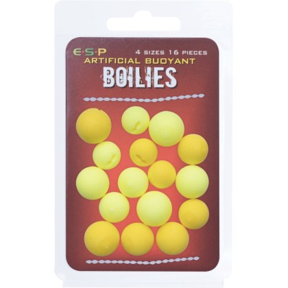 Плавающие искусственные бойлы ESP Buoyant Boilies Yellow/Fluoro Yellow
