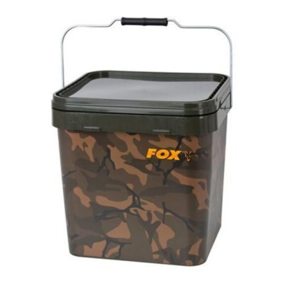 Камуфляжное ведро Fox Camo square bucket 17L