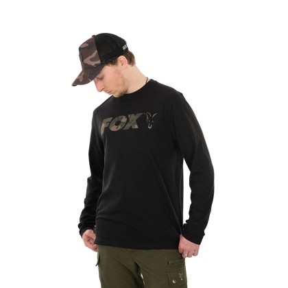 Футболка с длинными рукавами Fox Long Sleeve T-Shirt Black/Camo
