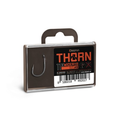 Крючки Delphin THORN Wider BarbLESS 11x