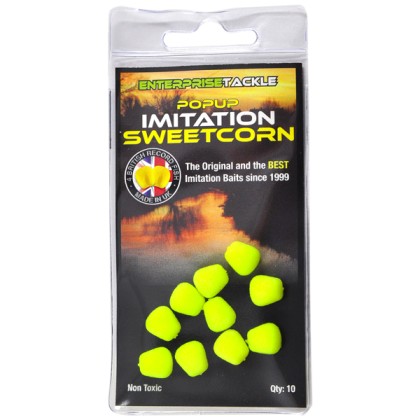 Кукуруза Enterprise Tackle PopUp Yellow Fluo 10pcs