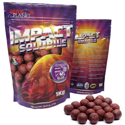 Бойлы пылящие Senzor BOILIES 24mm 1kg IMPACT