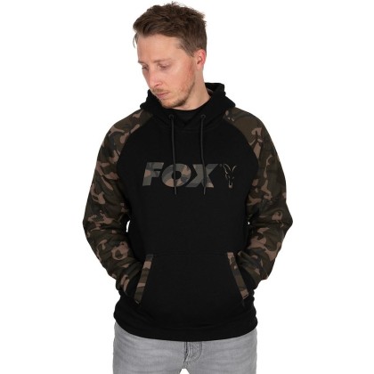 Толстовка Fox Black / Camo Raglan Hoodie