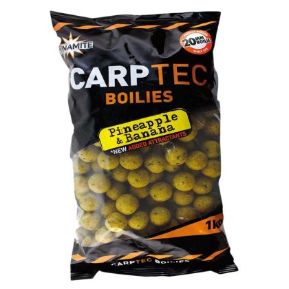 Бойлы тонущие Pineapple & Banana CarpTec 20mm - 2kg
