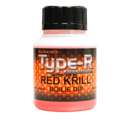 Дип для бойлов Richworth Red Krill Type R Dips, 130ml