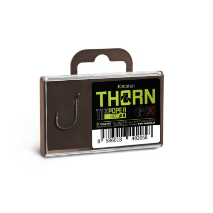 Крючки Delphin THORN Poper 11x