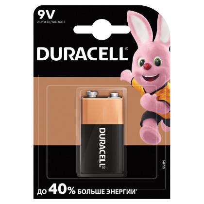 Батарейка Duracell Basic Крона 6LR61 9V
