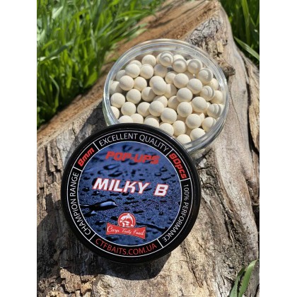 Плавающие POP UPS 8 mm  Carp Tasty Food Milky B 50 pcs