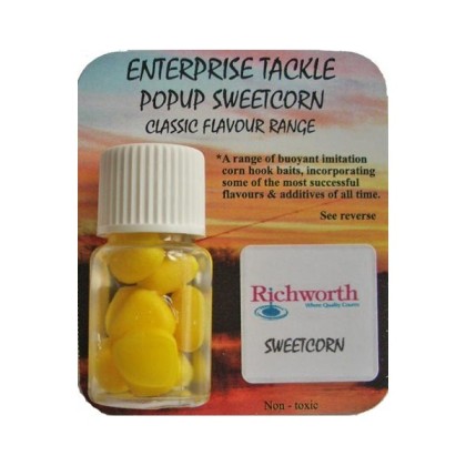 Искусственная кукуруза в ароматизаторе Enterprise Tackle Food Source Pop-up Sweetcorn Range Richworth KG1 Yellow & KG1