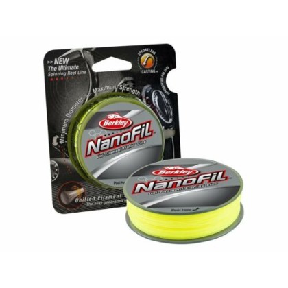 Леска Berkley Nanofil Hi-Vis 125m Chart