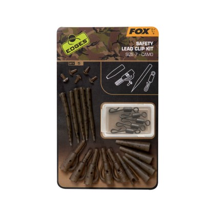 Набор для монтажа Безопасная Клипса FOX Edges Camo Slik Lead Clip Kit с классическим конусом