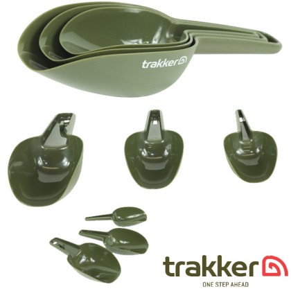 Trakker Bait Scoop Set - набор из 3-х лопаток