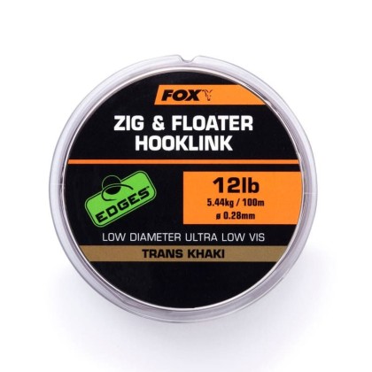 Монофильный поводковый материал FOX Zig & Floater Hooklink - 12lb (0.28mm)