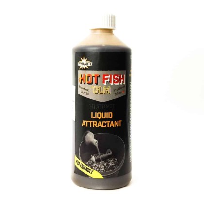 Ликвид Dynamite Baits Hot Fish & GLM Liquid Attractant (острая рыба и зеленогубая мидия) 500ml