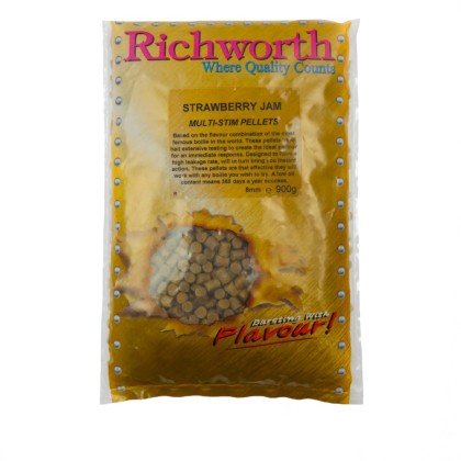 Пеллетс Richworth 8mm Starwberry Jam, 900g