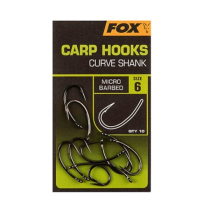 Крючки FOX Carp Hooks Curve Shank