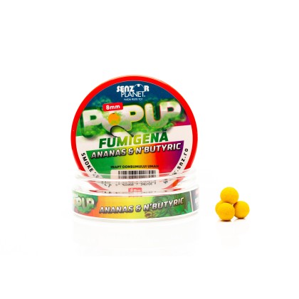 Бойлы Pop-Up Senzor FUMIGENA ANANAS & N'BUTYRIC 8mm 25g