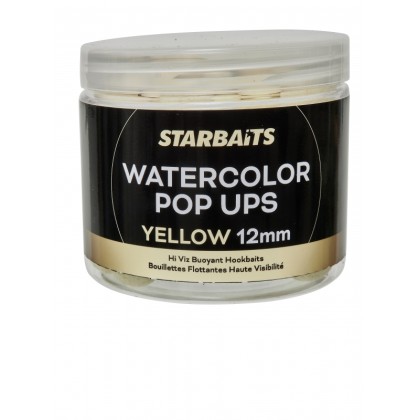 Бойлы плавающие WATERCOLOR POP UPS YELLOW 12MM 70G