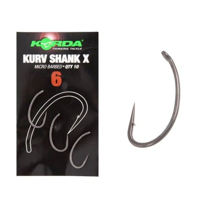 Крючки Korda Kurv Shank X Size 6