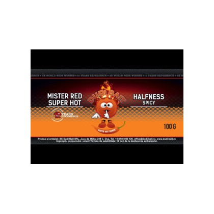 Бойлы насадочные Mr.DUDI SUPER HOT HALFNESS SPICY 16