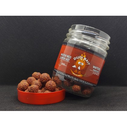 Бойлы насадочные Dudi "Mister Red Super Hot" Wafters 12+14mm