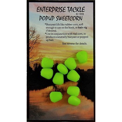 Искусственная плавающая кукуруза Enterprise Tackle Pop-up Sweetcorn Fluoro Green (зеленый)