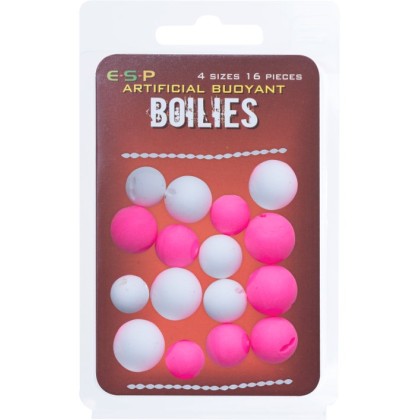 Плавающие искусственные бойлы ESP Buoyant Boilies White/Pink