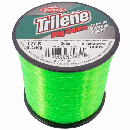 Леска Berkley Trilene Big Game 0.38mm Solar - 600m